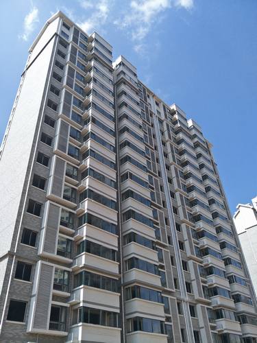 銅煤一號(hào)住宅小區(qū)牡丹園1#、2#、3#樓順利交工