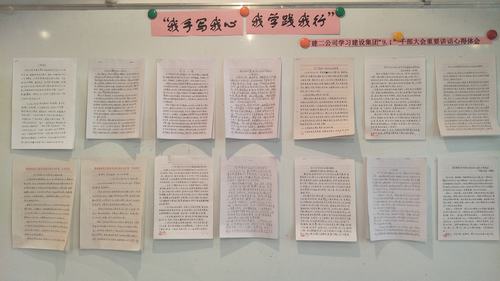 “我手寫(xiě)我心，我學(xué)踐我行”