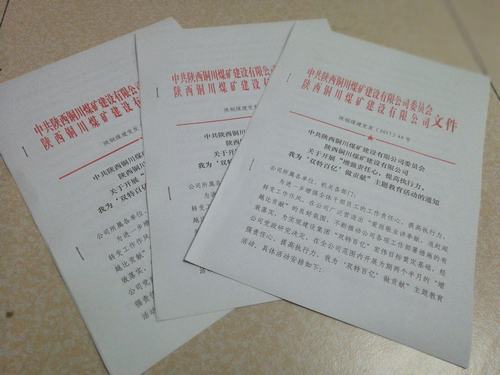 銅煤公司組織開(kāi)展“增強(qiáng)責(zé)任心，提高執(zhí)行力，我為‘雙特百億’做貢獻(xiàn)”主題教育活動(dòng)