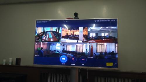 韓城分公司視頻會議系統(tǒng)調(diào)試成功