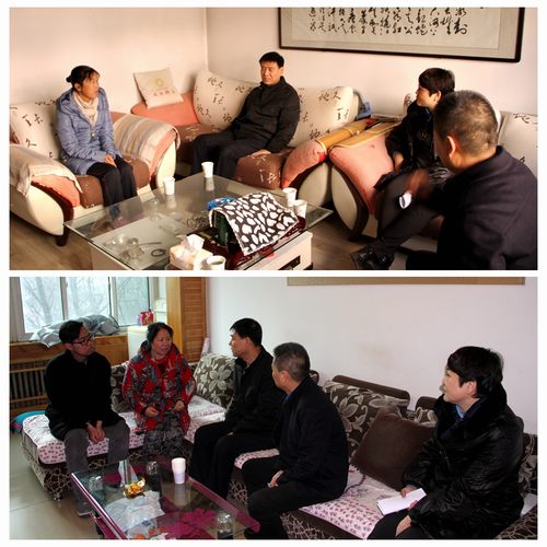 建設(shè)集團(tuán)聯(lián)合黨委副書(shū)記、紀(jì)委書(shū)記、工會(huì)主席侯本英為銅煤公司困難職工送來(lái)冬日溫暖