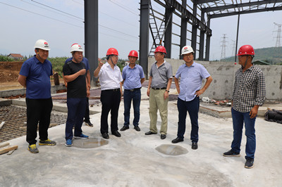 龍鋼集團董事長唐鑫一行到陜煤建設(shè)漢中公司視察項目