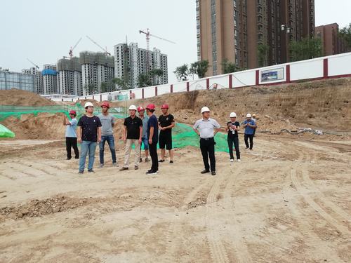 陜煤建設渭南分公司第五項目部禮悅閣項目3#、5#樓基坑驗槽順利通過