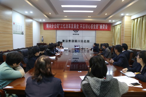 銅川分公司召開“三憶改革發(fā)展史，不忘初心感黨恩” 座談會(huì)