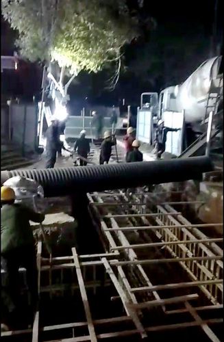 陜煤建設(shè)天工公司土建八部承建的給排水管網(wǎng)施工進入沖刺階段