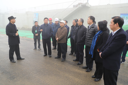 漢中市市長方紅衛(wèi)視察陜煤建設漢中分公司鋪鎮(zhèn)污水廠截污干管項目