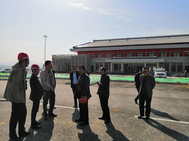 銅川市交通運輸局總工程師深入川耀PPP項目檢查指導工作