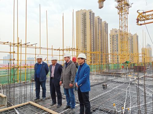 王明智深入渭南二院安置房、法檢兩院項目工地檢查指導工作