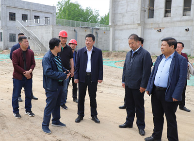 漢中市漢臺區(qū)委書記曹宇調研陜煤建設漢中分公司鋪鎮(zhèn)污水處理廠截污干管項目