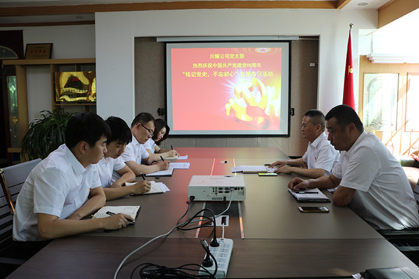 陜煤建設(shè)川耀公司開展“銘記黨史，不忘初心”主題黨日活動