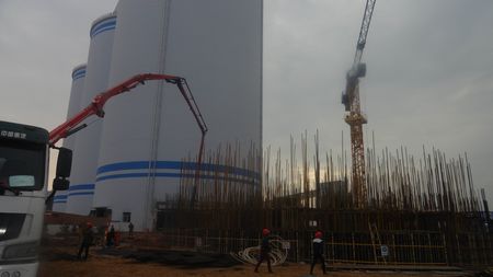 陜煤建設天工公司榆林曹家灘礦井原煤倉擴建工程順利開工