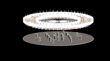 陜煤建設天工公司應用BIM建模模擬筒倉施工