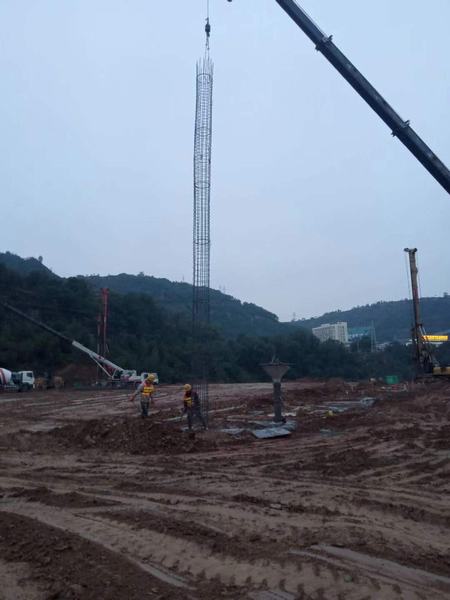 陜煤建設(shè)韓城分公司土建十二項目部樁基施工如火如荼