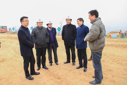 陜煤建設(shè)集團承建的銀西高鐵彬州東站前廣場項目開工儀式順利舉行