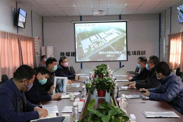 公司領導侯本英、楊讓順一行深入渭南分公司南京金龍項目檢查復工及防疫工作