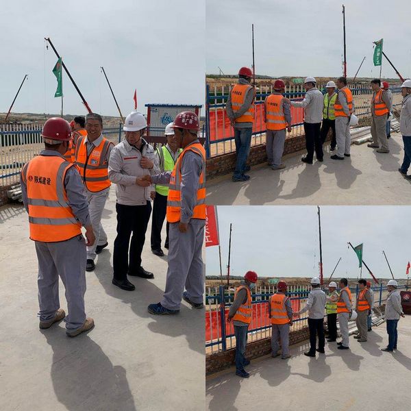 西北電力設計院有限公司董事長、黨委書記胡明深入陜煤建設天工公司施工現(xiàn)場慰問指導工作