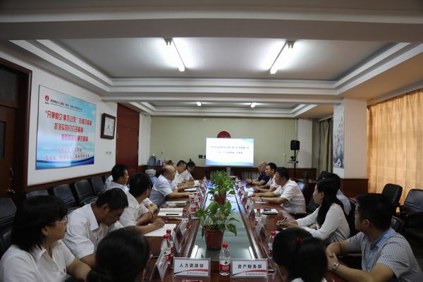 陜西中科博億電子科技有限公司蒞臨陜煤建設韓城分公司考察交流