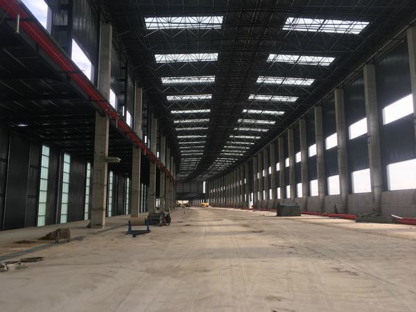 陜煤建設(shè)韓城分公司郭家灣集運(yùn)站儲煤棚工程1#、2#儲煤棚主體結(jié)構(gòu)工程順利完工