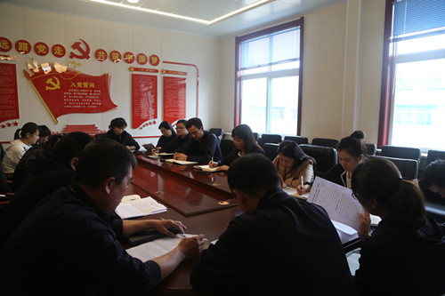 陜煤建設(shè)機(jī)電安裝公司機(jī)關(guān)黨支部召開(kāi)以案促改專題組織生活會(huì)