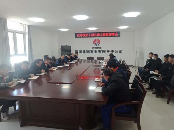 清澗北國棗業(yè)有限責(zé)任公司總經(jīng)理李兵深入陜煤建設(shè)天工公司承建的清澗北國棗業(yè)紅棗深加工項目檢查督導(dǎo)