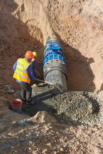 陜煤建設路橋分公司小保當一、二號礦井復用水輸水管道（一期）工程順利完工