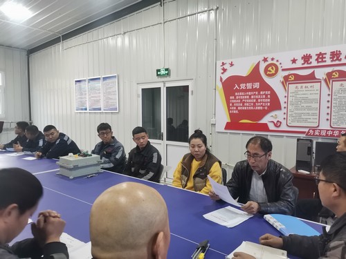 陜煤建設(shè)洗選煤運營公司安裝第五項目部：強化教育培訓(xùn) 安全牢記心中
