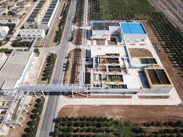 陜煤建設(shè)天工公司承建的蒲潔能化回用水站外排水提標(biāo)綜合改造項(xiàng)目獲 “安全文明”工地殊榮