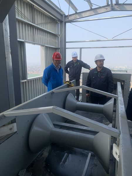 中央儲(chǔ)備糧新建項(xiàng)目領(lǐng)導(dǎo)小組組長(zhǎng)、副總經(jīng)理王錄印蒞臨中儲(chǔ)糧項(xiàng)目部檢查指導(dǎo)工作