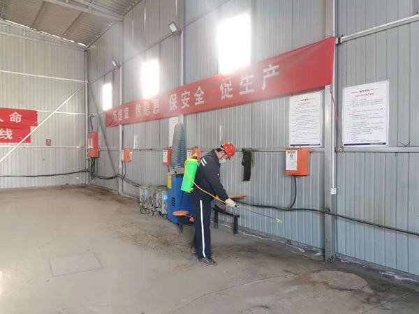 陜煤建設澄合分公司第一機電安裝隊疫情防控不減壓 復工復產(chǎn)再加速