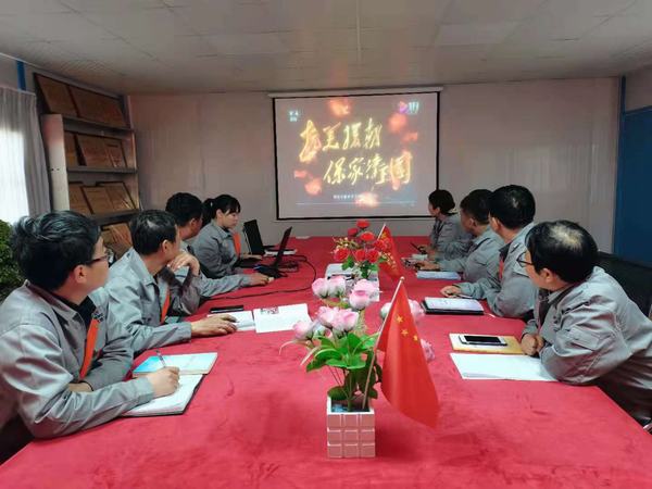 陜煤建設(shè)韓城分公司土建九項目部“4+X”活動扎實推動黨史學(xué)習(xí)教育