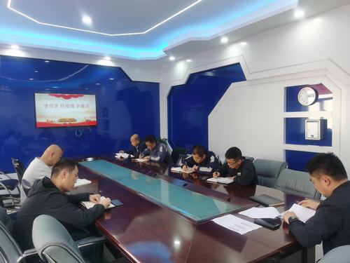 陜煤建設(shè)洗選煤運營公司紅柳林洗煤廠項目部：開展“學黨史 抗疫情 講廉潔”主題黨日