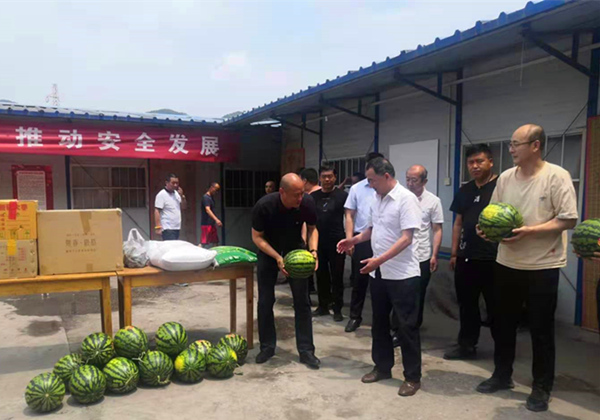 陜煤建設礦建三公司：學史歷行，進基層“送清涼”