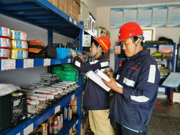 陜煤建設(shè)洗選煤運(yùn)營公司澄合山陽運(yùn)營項目部：物資儲備把緊關(guān)，安全生產(chǎn)有保障