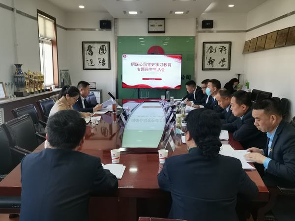 陜煤建設(shè)銅煤公司召開黨史學習教育專題民主生活會