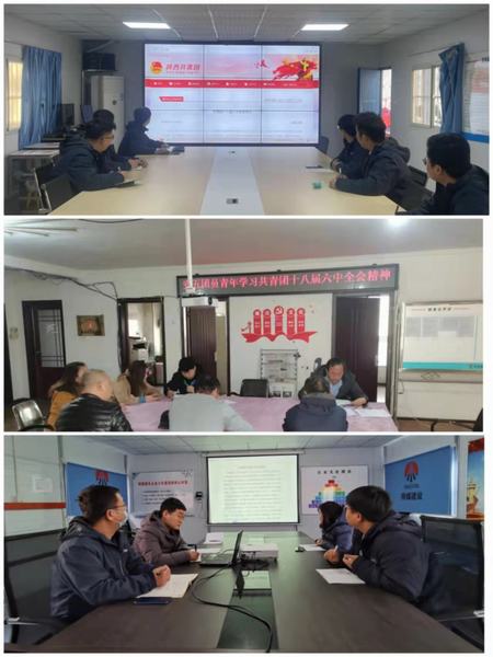 將團(tuán)的十八屆六中全會精神浸入青年職工心田