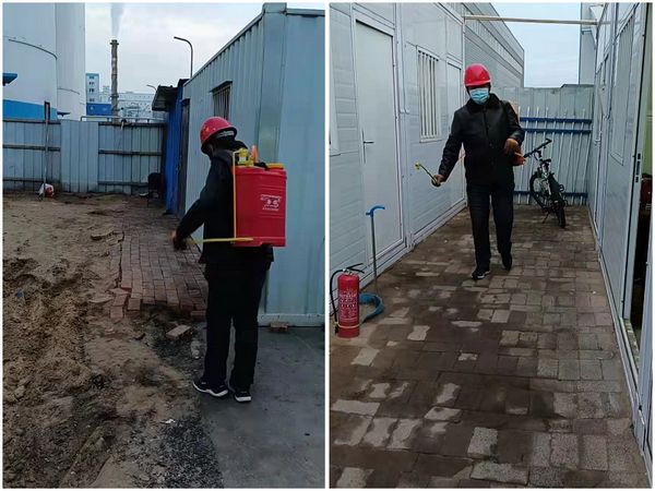 陜煤建設天工公司土建二部：疫情防控不松懈，安全生產不打烊