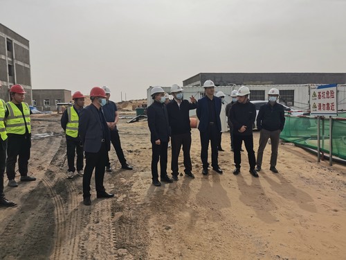 陜西省發(fā)改委督導(dǎo)檢查組蒞臨陜煤建設(shè)路橋分公司榆陽(yáng)煤炭物流園區(qū)項(xiàng)目調(diào)研