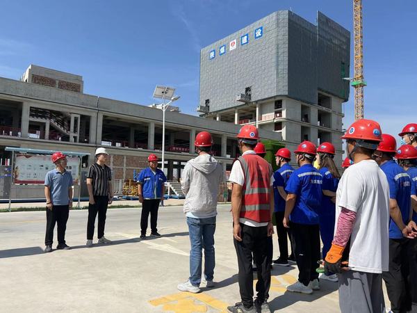 陜煤建設(shè)澄合分公司十一項(xiàng)目部北斗項(xiàng)目聯(lián)合防汛演練