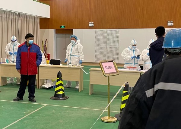 陜煤建設機電安裝公司趙石畔項目部織密疫情防控網