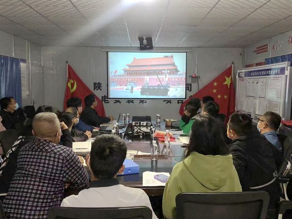 陜煤建設(shè)天工公司機電安裝第一黨支部開展 “喜迎二十大盛會，嚴(yán)抓安全生產(chǎn)”主題黨日活動