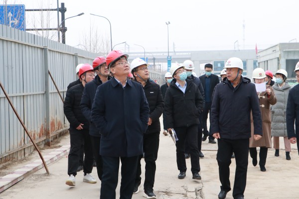 陜西省西咸新區(qū)灃西新城開發(fā)建設(shè)（集團）有限公司領(lǐng)導(dǎo)班子深入灃西新城第五學(xué)校項目調(diào)研指導(dǎo)工作