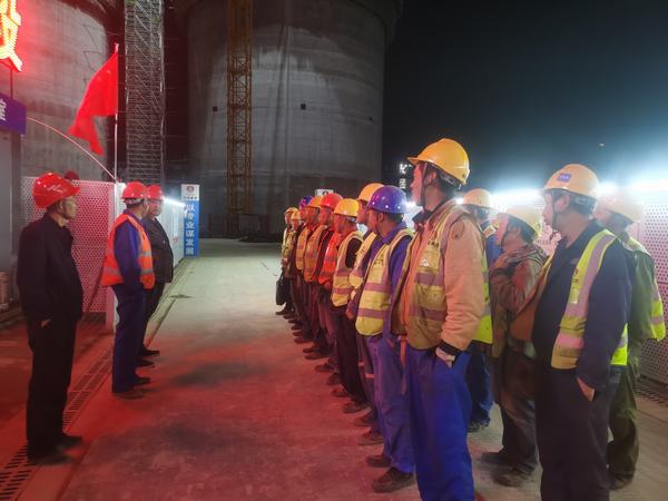 陜煤建設(shè)天工公司彬長660MWCFB示范電廠工程項目部：凝心聚力拼百日，齊抓共管保安全