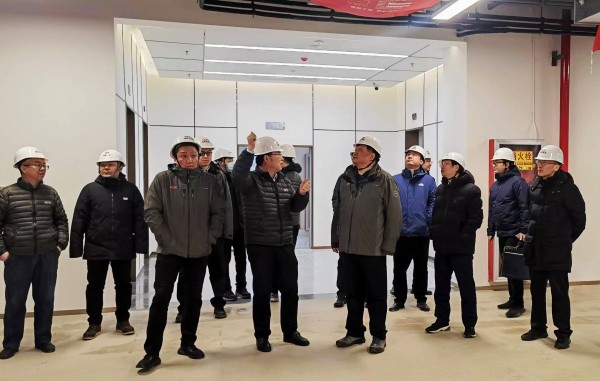 中電科二十所所長一行蒞臨北斗星基增強系統(tǒng)運營服務(wù)中心基地建設(shè)項目觀摩調(diào)研