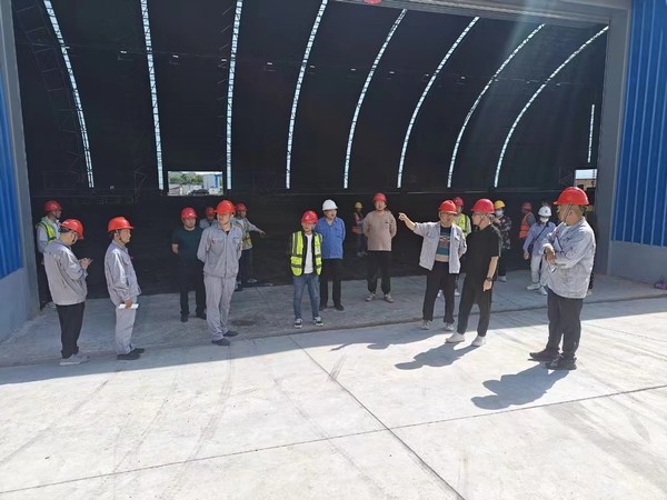 陜煤建設(shè)銅煤公司第六項目部承建的干煤棚擴建EPC總承包項目順利通過竣工驗收