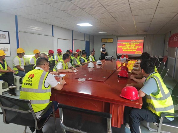 陜煤建設(shè)咸陽分公司第一項目部：以“演”助防，筑牢安全第一防線