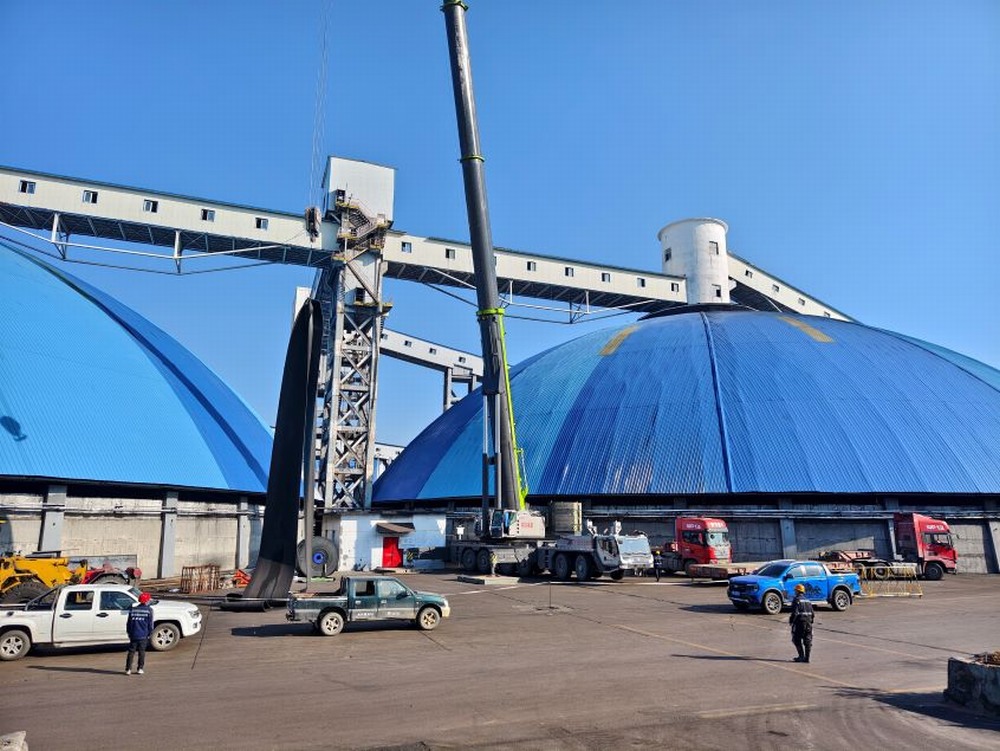 陜煤建設洗選煤運營公司第三項目部：風雨無阻保生產，103 膠帶機更換帶面工程紀實