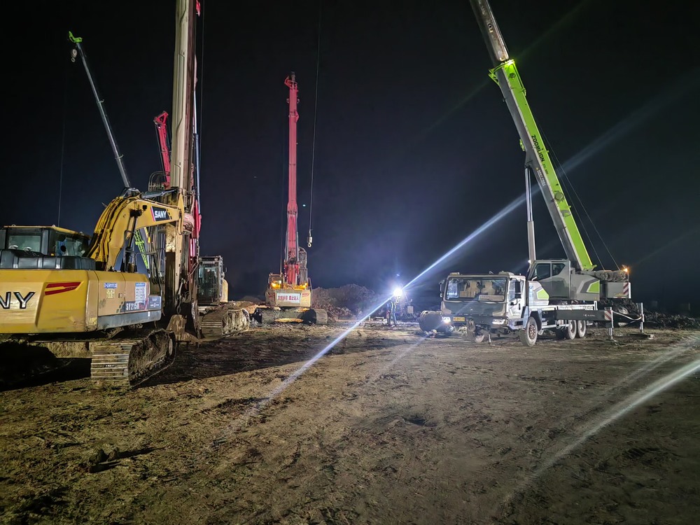 陜煤建設韓城分公司土建四項目部：夜幕下的奮斗，鑄就精品工程輝煌篇章