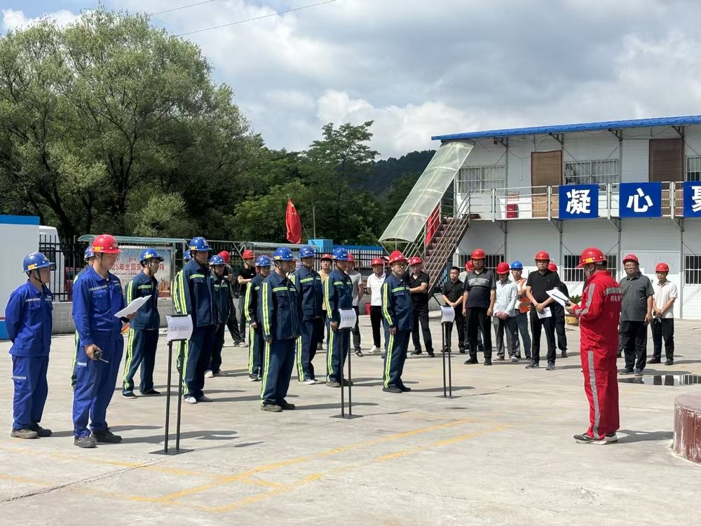 陜煤建設(shè)機(jī)電安裝公司：多項(xiàng)目部聯(lián)動(dòng)演練 筑牢安全生產(chǎn)“生命線”?