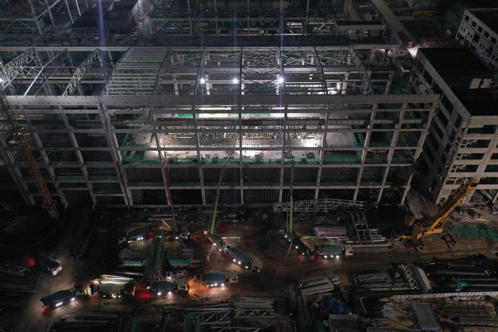 1800m3、21小時(shí) 見(jiàn)證陜煤建設(shè)黃陵電廠主廠房項(xiàng)目汽輪機(jī)建設(shè)新突破