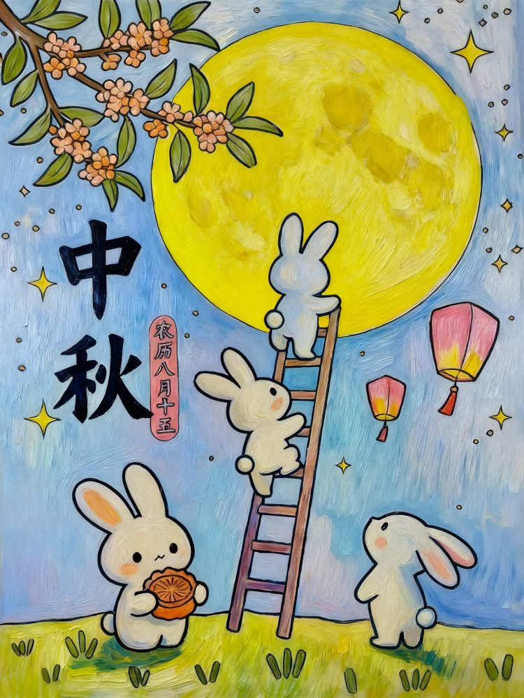 喜迎團圓月，妙筆繪中秋